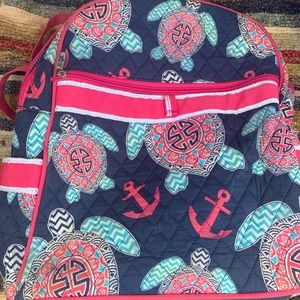 NGIL quilted turtle anchor backpack